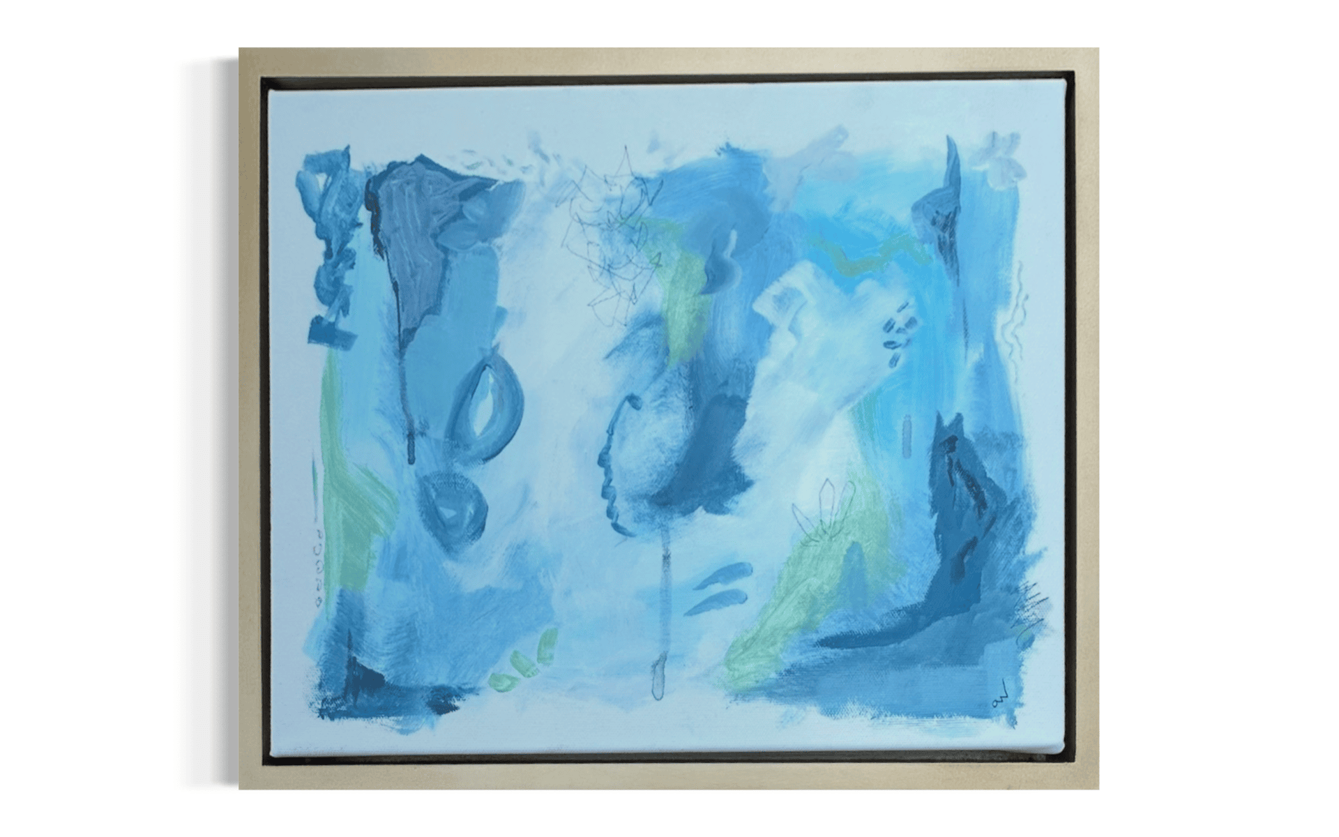 Figures in Blue Air